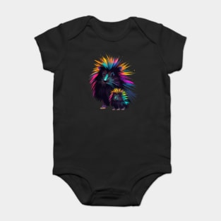 Porcupine Fathers Day Baby Bodysuit